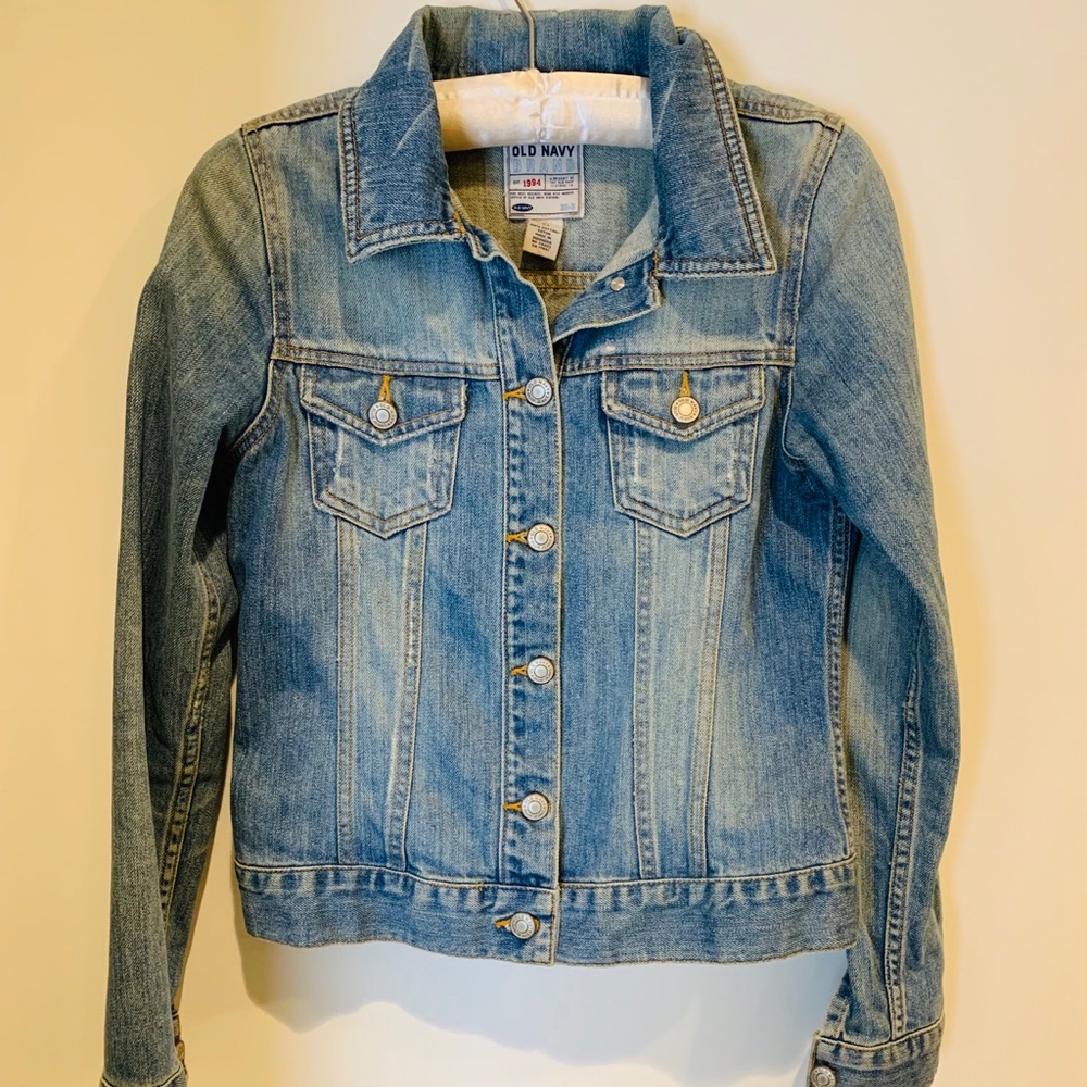 Old Navy Womens XS blue Jean jacket